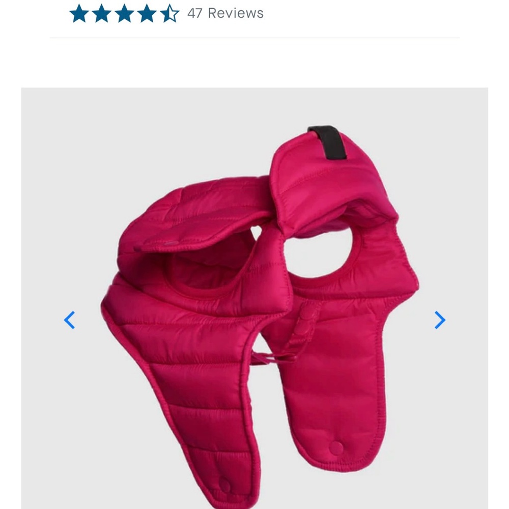 Canada Pooch Hot Pink Puffer Hat - Size Large - Picture 2 of 7
